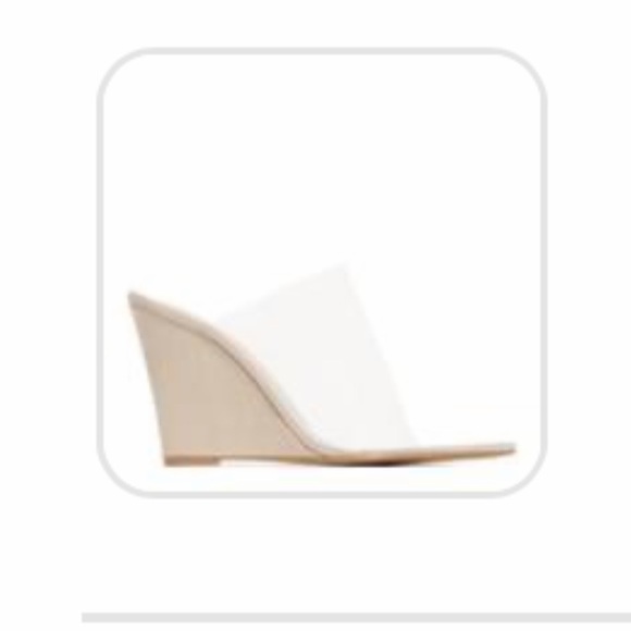 Miss Lola nude wedge sandals - Picture 5 of 6